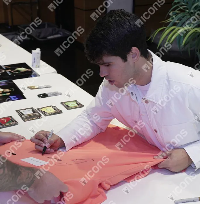 Carlos Alcaraz Signed Nike Dri-Fit Court Victory Tennis T-Shirt