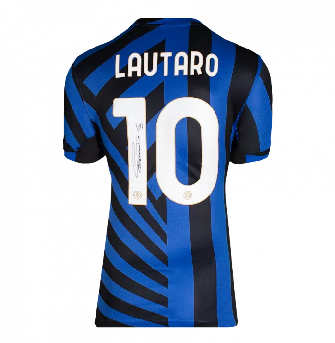 Lautaro Martinez Back Signed Internazionale 2024-25 Home