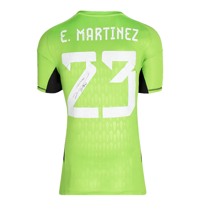 Emiliano Martinez Official 2022 FIFA World Cup™ Back Signed and