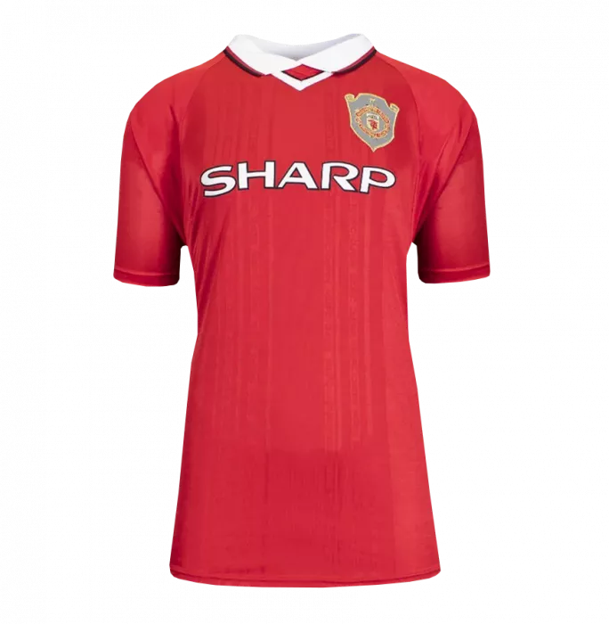 David beckham signed manchester united jersey clearance