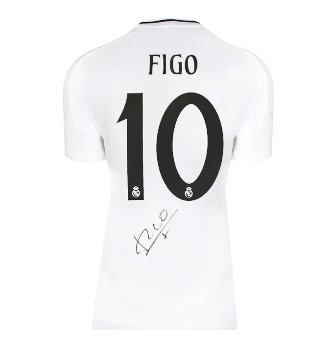 Buy Luis Figo Back autographed Real Madrid 2024-25 Home jersey In