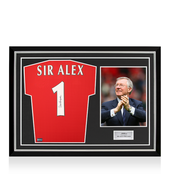 Sir Alex Ferguson Back Signed Manchester United 2022-23 Home Shirt