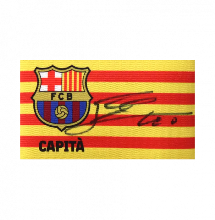 Lionel Messi | Signed and Framed FC Barcelona Capitain's