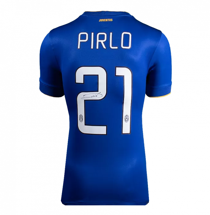 Andrea Pirlo Signed Juventus Away Soccer Jersey #21 with