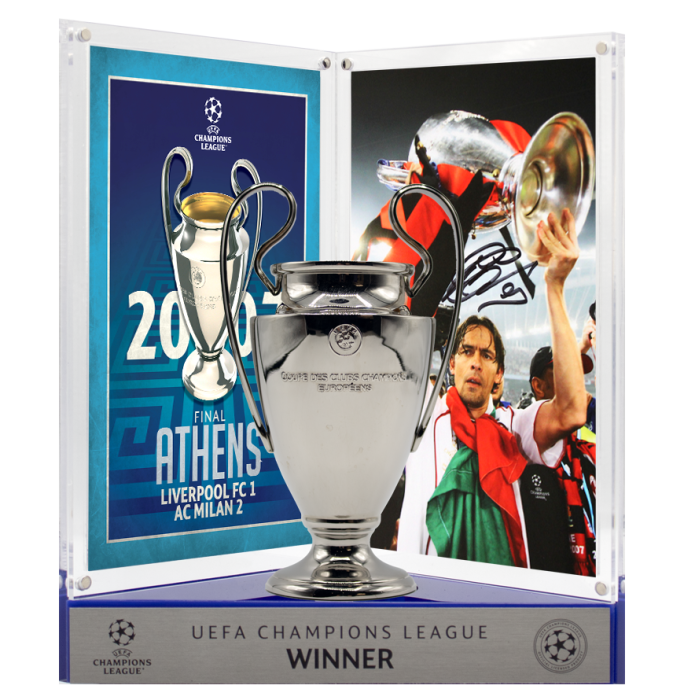 Filippo Inzaghi Official UEFA Champions League Signed 3D Mini