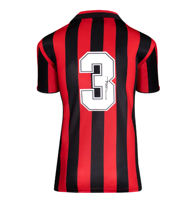 Paolo Maldini Official UEFA Champions League Back Signed and