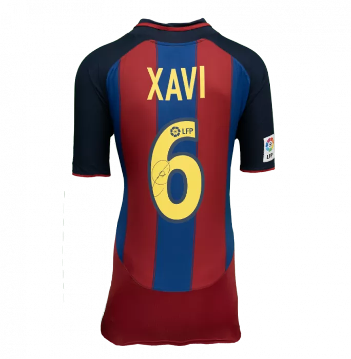 Xavi Official UEFA Champions League Back Signed and Hero