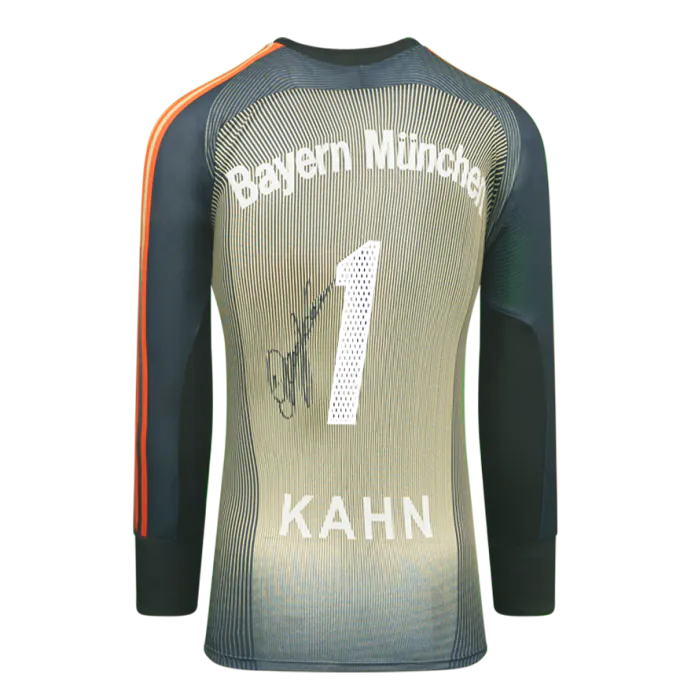 Oliver Kahn Back Signed FC Bayern Munich 2003-04 Goalkeeper Shirt