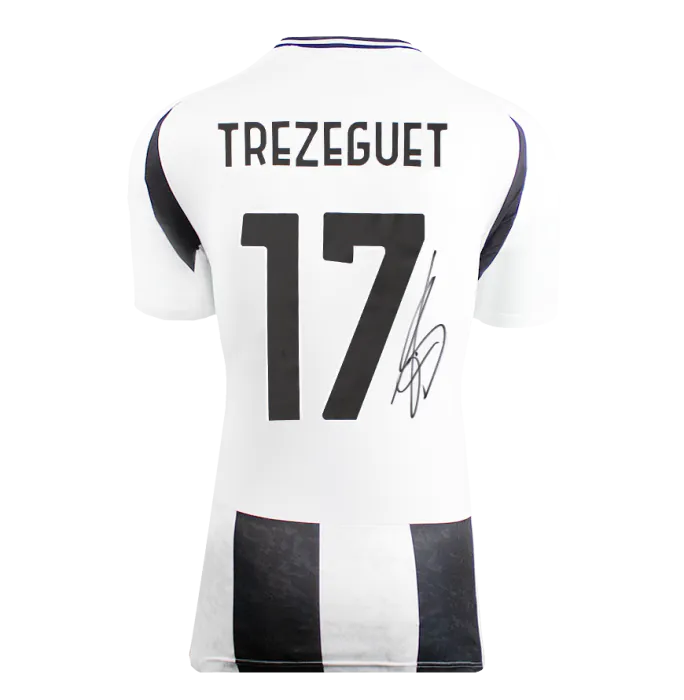 David Trezeguet Official UEFA Champions League Back Signed and Framed ...