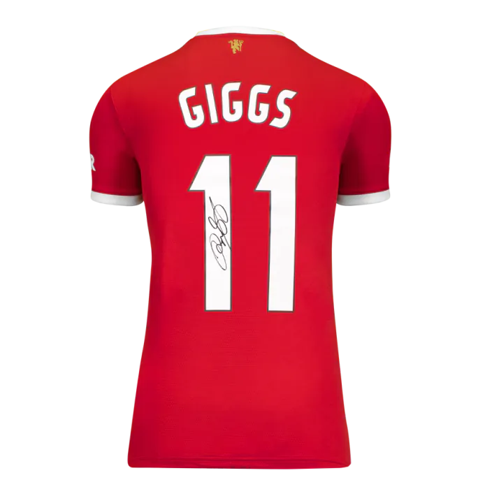Ryan Giggs Official Manchester United Back Signed and Framed 2021