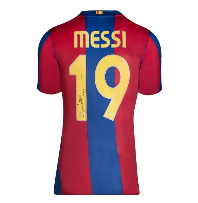 Maillot manches courtes Lionel Messi domicile FC Barcelone