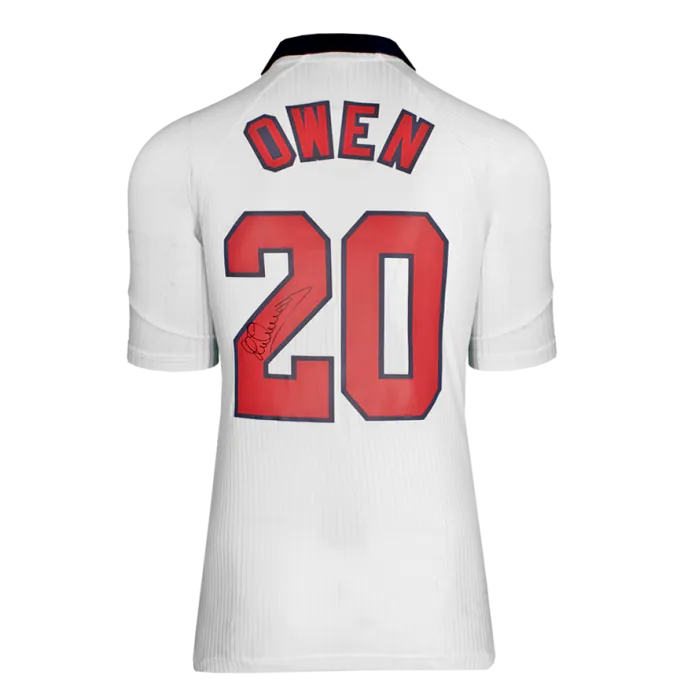 Michael Owen Official 1998 FIFA World Cup™ Back Signed and Hero