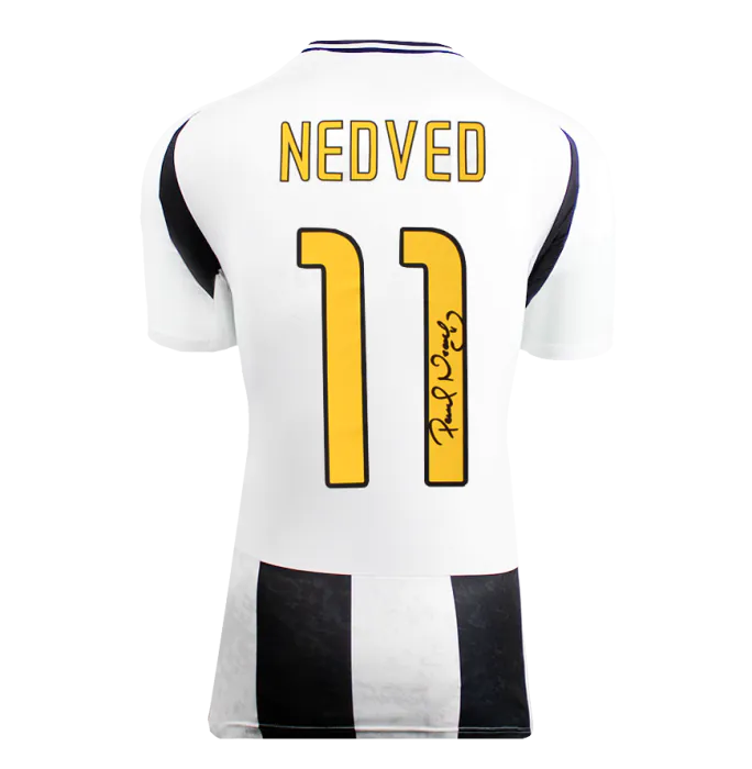Pavel Nedved Signed Juventus 2024-25 Home Shirt with Fan Style