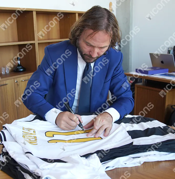 Pavel Nedved Official UEFA Champions League Signed and Framed