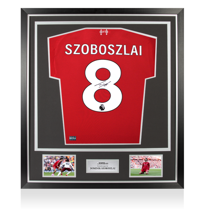 Si Señor: My Liverpool Years サイン入り！ Dominik Szoboszlai Back Signed Liverpool 2025-26 Home Shirt In