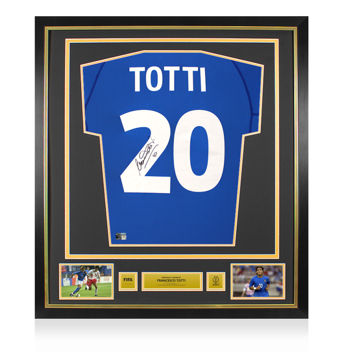 Francesco Totti Official 2002 FIFA World Cup™ Back Signed and
