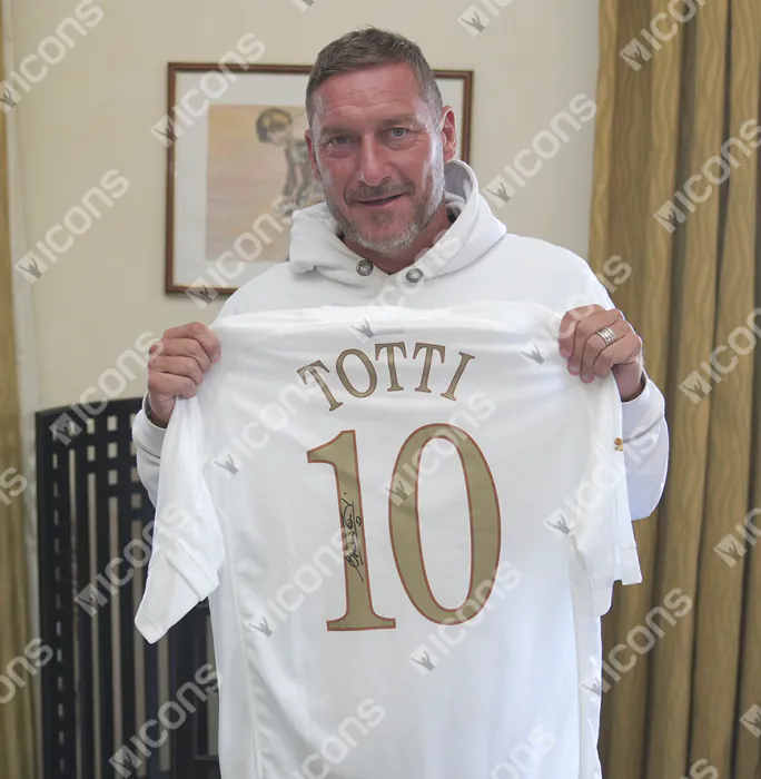 Francesco Totti Official 2006 FIFA World Cup™ Back Signed and Hero