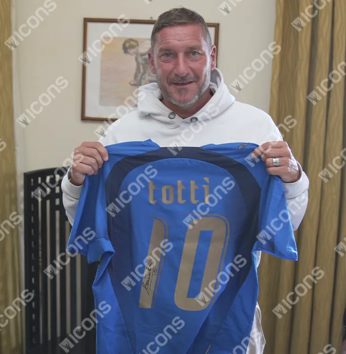 Francesco Totti Official 2006 FIFA World Cup™ Back Signed and