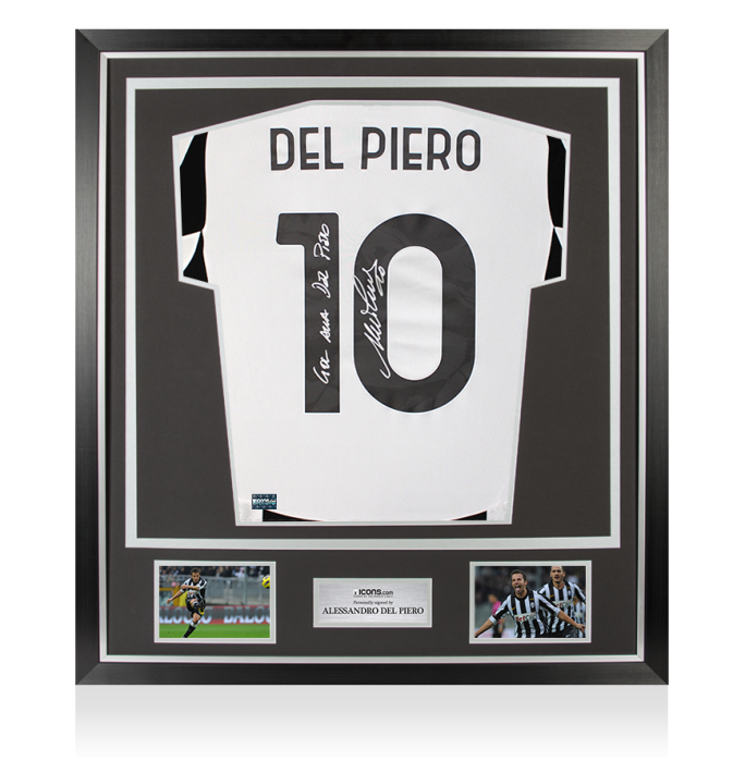 Alessandro Del Piero Back Signed Juventus 2024-25 Home Shirt
