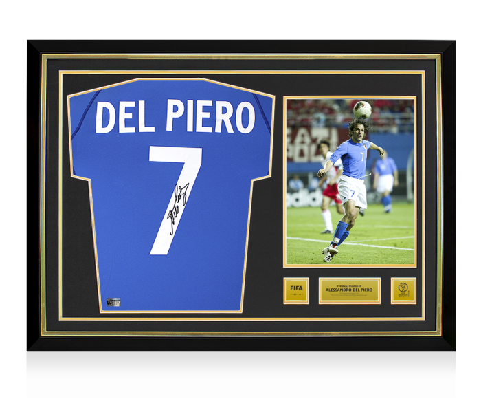 Alessandro Del Piero Official 2002 FIFA World Cup™ Back Signed and