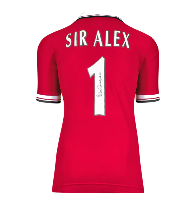 Sir Alex Ferguson & Paul Scholes Signed Manchester United Shirts