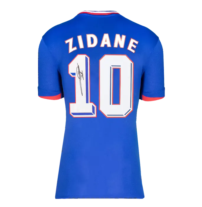 Zinedine Zidane Official FIFA World Cup™ Back Signed and Framed
