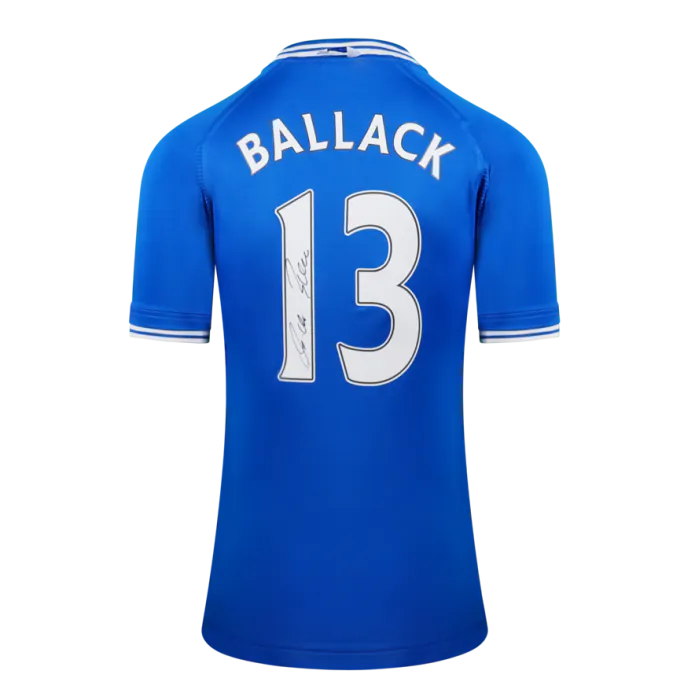 Michael Ballack Official UEFA Champions League Back Signed and
