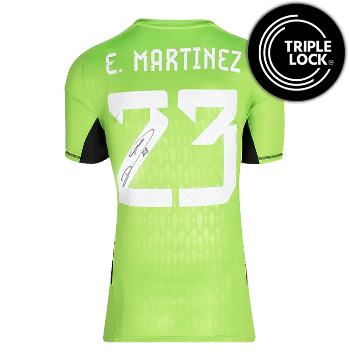 Emiliano Martinez Official 2022 FIFA World Cup™ Back Signed and
