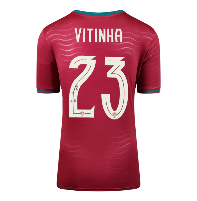 Vitinha Official FIFA World Cup™ Back Signed and Hero Framed
