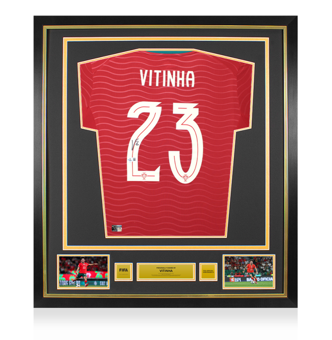 Vitinha Official FIFA World Cup™ Autographed and Framed Portugal