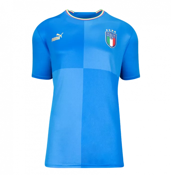 Fabio Cannavaro Back Signed Italy Modern Shirt In Deluxe