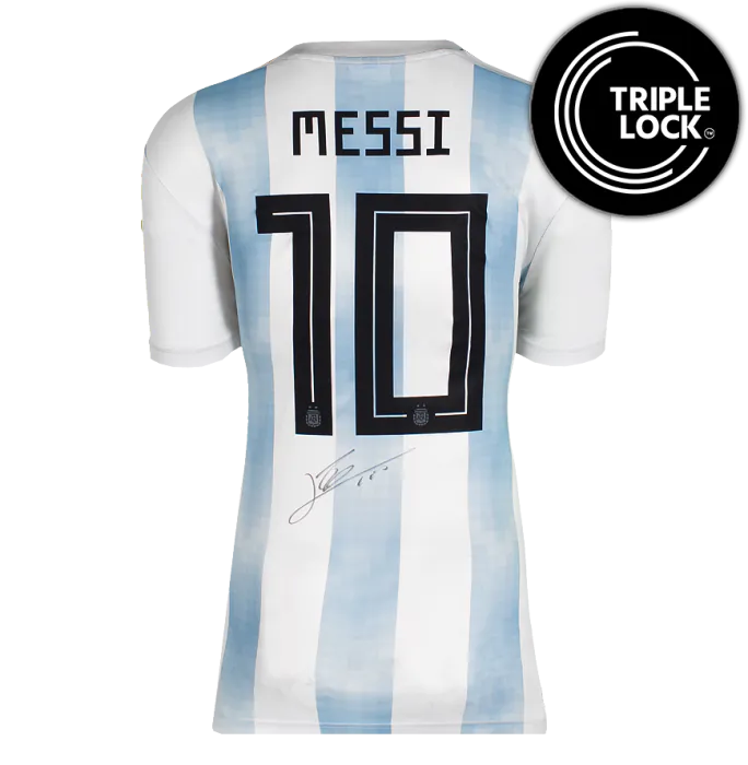 Lionel Messi Official 2018 FIFA World Cup™ Back Signed and Hero