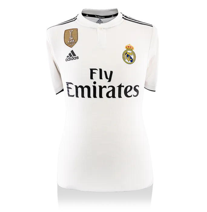 MATCH WORN Luka Modric Signed Real Madrid 2018-19 Home Shirt In