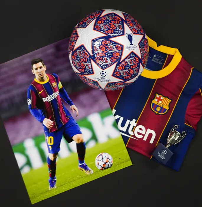 Official UEFA Champions League® signed shirt frame bundles