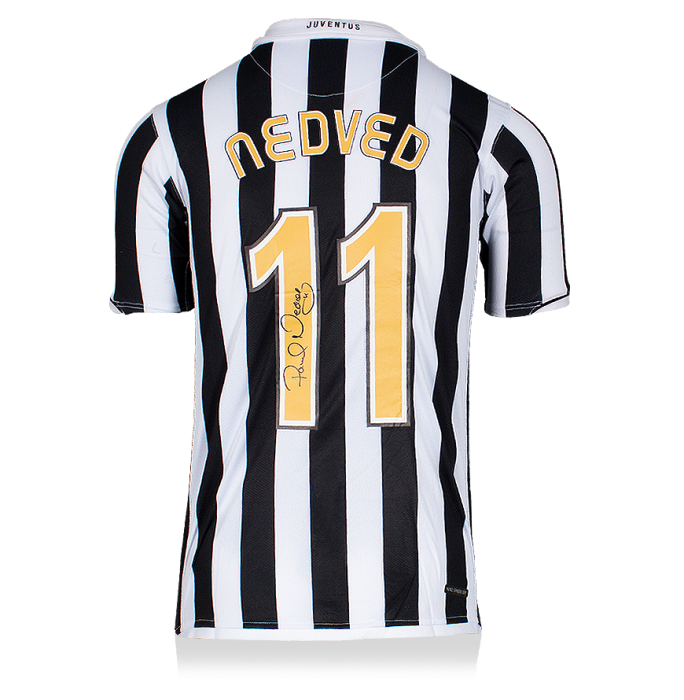 Pavel Nedved Back Signed Juventus 2006-07 Home Shirt