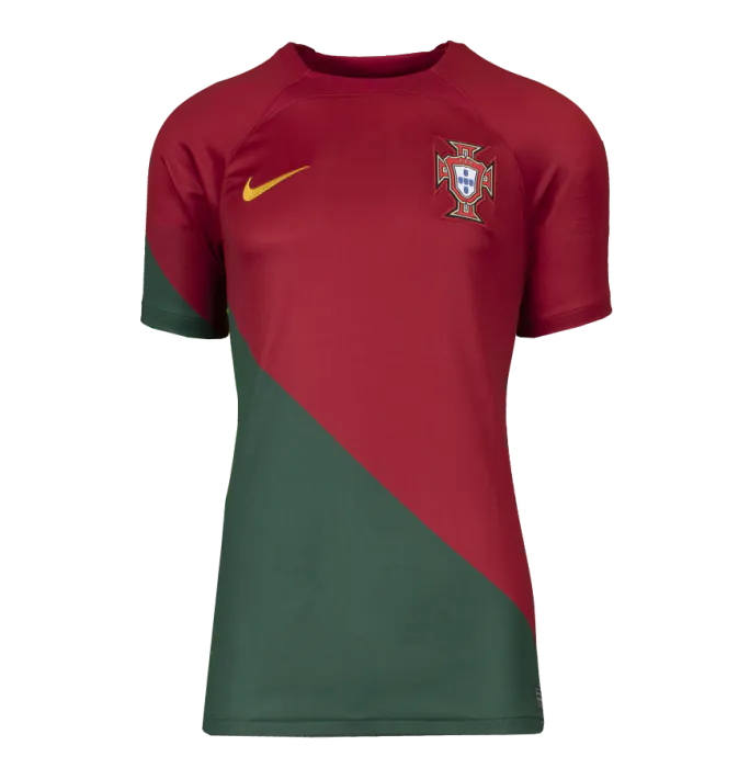 Bruno Fernandes Signed Portugal 2022-23 Home Shirt With Fan Style