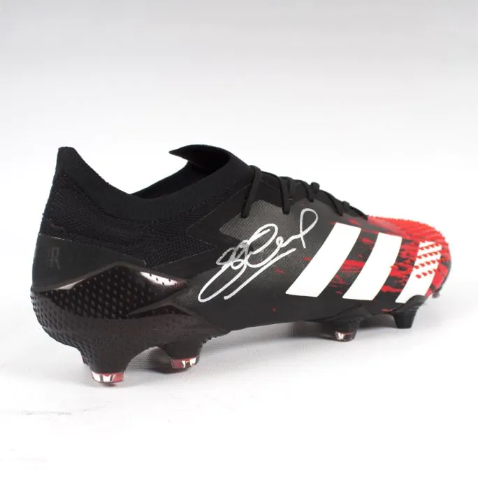 Steven Gerrard Signed Black and Red Adidas Predator 20.1 Boot