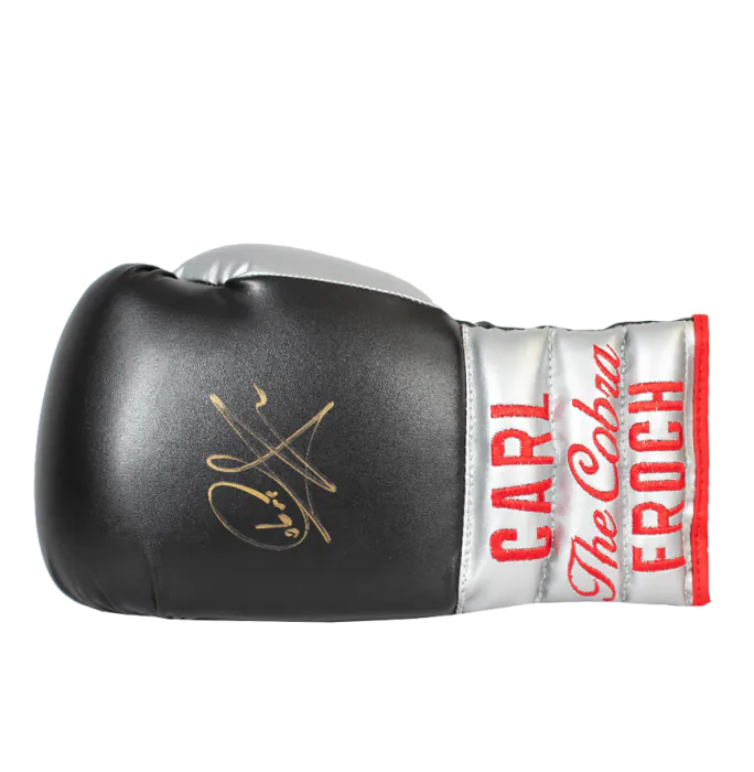 M*l様 UFC OFFICIAL GLOVE 福田力 直筆サイン入り KRAZ Carl Froch Signed Boxing Glove: The Cobra In Acrylic Case