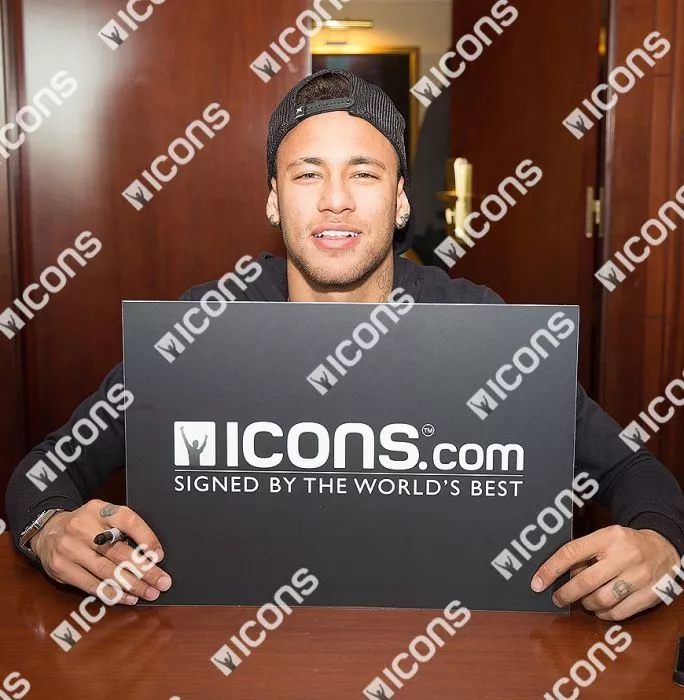 Neymar Jr Signed Paris Saint-Germain Photo: Parisian Icon