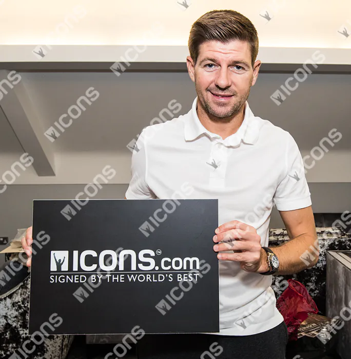 AFFICHE STEVEN GERRARD Affiche 45X32Cm Champions De Football EUR 14,90