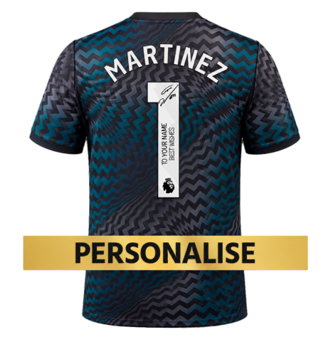 PRE-ORDER Emiliano Martinez Signed and Personally Dedicated Chelsea Home Shirt