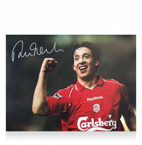 Robbie Fowler Signed Liverpool Photo