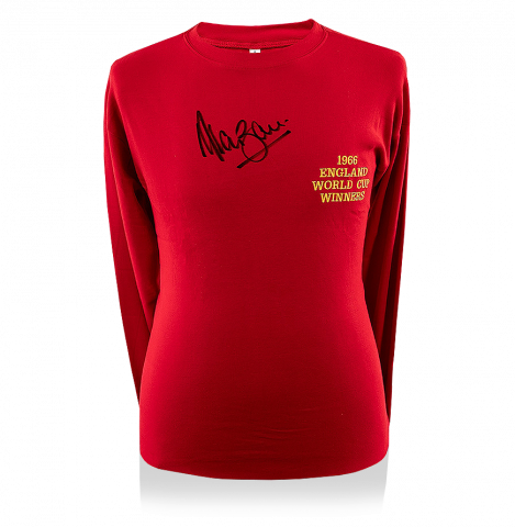 Alan Ball Front Signed England 1966 Shirt: FIFA World Cup Winners Edition