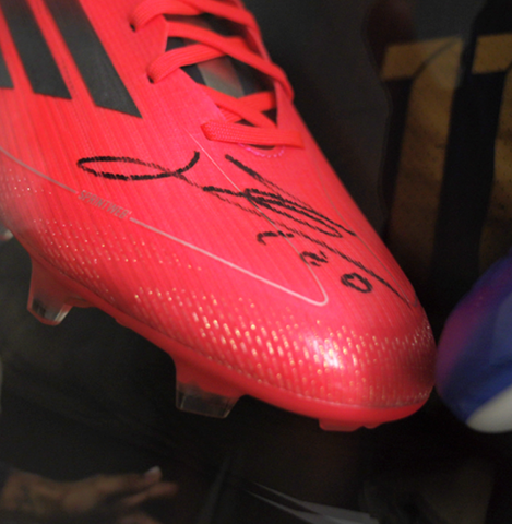 Lionel Messi & Neymar Jr Signed Boots In Bubble Frame - Limited Edition