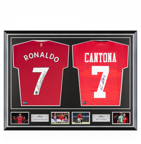 David Beckham & Cristiano Ronaldo Signed Manchester United