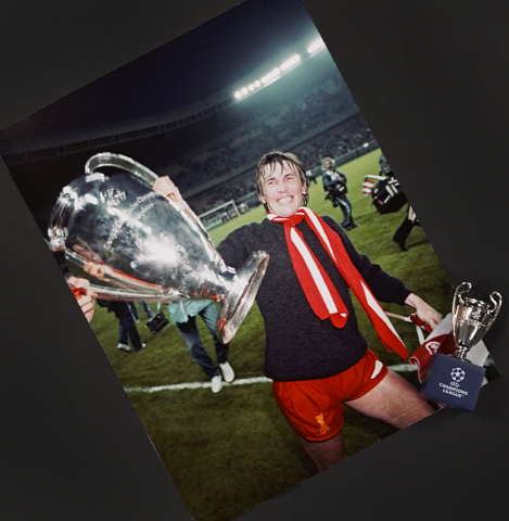Kenny Dalglish Official UEFA Champions League Back Signed and Framed Liverpool FC 1978 Home Shirt - Silver Bundle