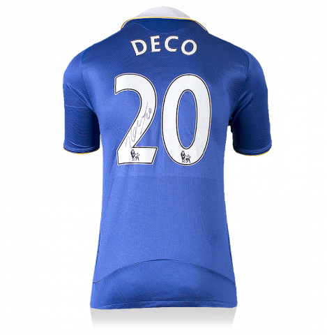 Deco Back Signed Chelsea FC 2008-09 Home Shirt