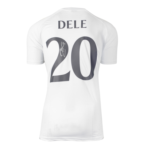 Dele Alli Official UEFA Champions League Back Signed Tottenham Hotspur T-Shirt In Deluxe Packaging Dele Alli Official UEFA Champions League Back Signed Tottenham Hotspur T-Shirt In Deluxe Packaging