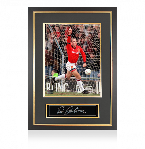 ERIC CANTONA  写真パネル eric_cantona_signed_plaque_and