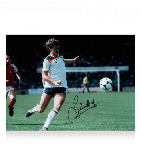 Glenn Hoddle Signed England Photo